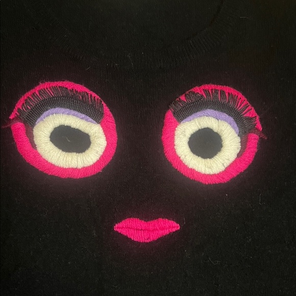 Kate Spade Broome Street Black Wool Blend Sweater sz XL - Picture 3 of 10